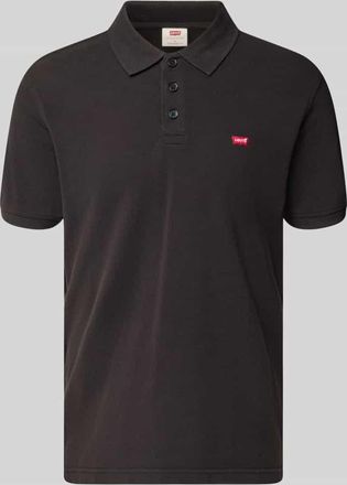Levi's Poloshirt mit Label-Detail in Black, Größe XXL