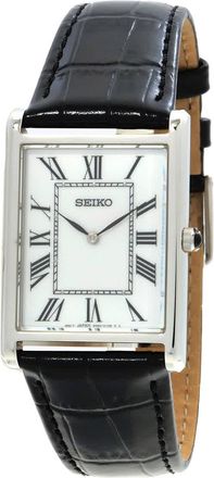 Seiko Classic Quartz White Dial Mens Watch SWR103P1