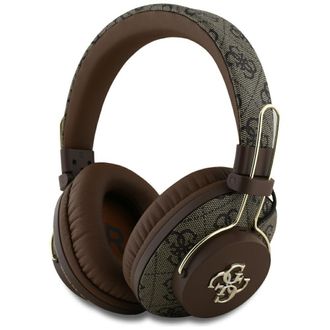 OEM Auriculares Supraaurales Guess Bluetooth Encmetal 4g Con Logo Marr&oacute;n