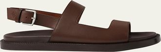Loro Piana Mens Nama Walk Leather Sandals