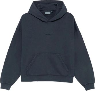Carhartt Work in Progress W Hooded Benton Sweatshirt - Dames - Hoodies - Blauw - S - Katoen - Hoodies & sweatvesten
