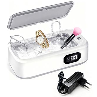 OEM Limpiador De Gafas, 640 Ml, Limpiador Ultras&oacute;nico Con 5 Modos, Limpiador Ultras&oacute;nico Con Temporizador Digital Para Gafas, Anillos, Monedas, Dinero, Re