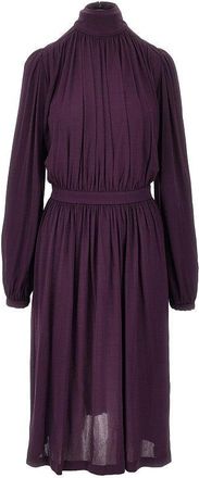 Gucci Crepe jersey midi dress Woman 42