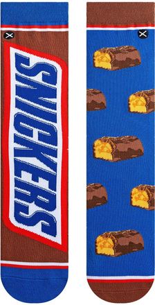Odd Sox Odd Sox Snickers Split Mens Crew Socks, Snickers Split, Large