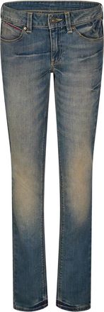 Puma Skinny jeans voor dames met vervaagde look (Grijs)