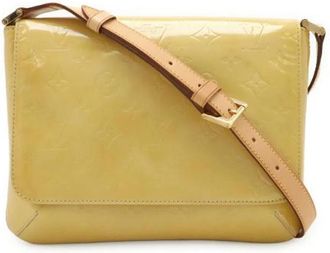 Louis Vuitton Pre-owned Thompson Street Shoulder Bag - Dames - Vintage Schoudertas - Geel - ONE Size - Leer - Vintage