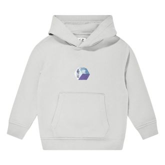 C.P. Company C.P. Company, Kids Sweatshirts, male, Gray, 8 Y, Logo Hoodie