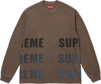SUPREME FW26 Reflective L/S T-Shirt Brown SUP-FW26-071-BRN