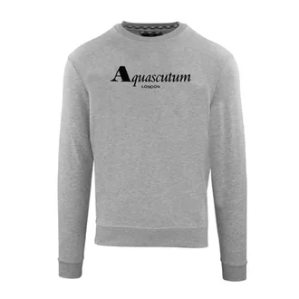 Aquascutum Heren Logo Regular Sweatshirt (Grijs)