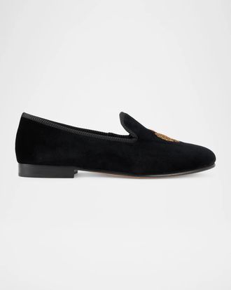 Polo Ralph Lauren Men & apos;s Paxton Logo-Patch Canvas Slippers