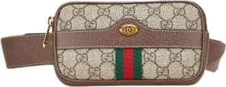 Gucci Pre-owned Belt Bags, female, Beige, Size: ONE SIZE Pre-owned Plastic Belt Bag