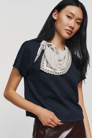 Maeve Silken Scarf Tee