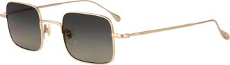 Gucci Unisex Sunglasses Gg1813s Gold Metal