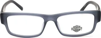 Harley-Davidson HD50111 Rectangular Acetate Eyeglasses - Gray