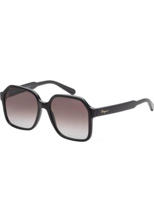 Ferragamo Womens SF1069S 56 001 Sunglasses - Black - One Size
