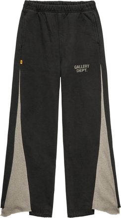 Gallery Dept. Panelled Cotton Sweatpants - Black Grey - XL