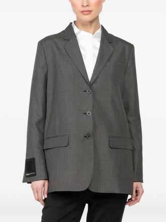 Ibrigu polka-dot three-button single-breasted jacket - Grey