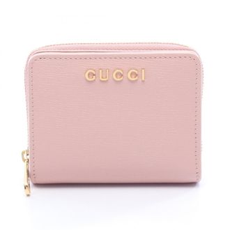 Gucci Pink Leather Wallet (Bi-Fold) (Pre-Owned)