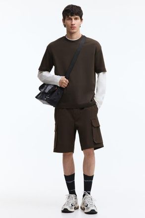 H&M Regular-fit cargo shorts in Brown at Nordstrom, Size X-Large