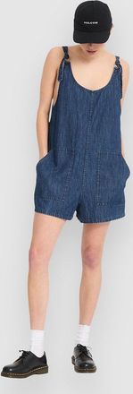 Volcom Lived In Short Rompr Jumpsuit blau
