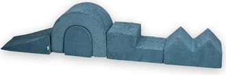 OEM Parque Infantil De Espuma, 5 Piezas, Color Azul Pana