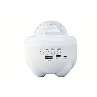 OEM Altavoz Con Proyecci&oacute;n De Cielo Estrellado A Color, Inal&aacute;mbrico, Bonito Altavoz Con Luz Led Y Graves Potentes - Crezuo