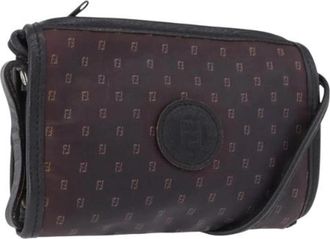 Fendi Pre-owned Vintage Schoudertas - Dames - Vintage Schoudertas - Bruin - ONE Size - Leer - Vintage