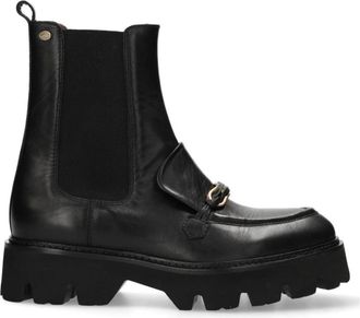 Fred De La Bretoniere Chelsea Leren Laarzen - Dames - Chelseaboots - Zwart - 42 EU - Schoenen