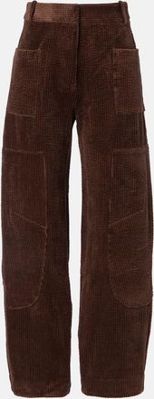 Ganni Cotton corduroy cargo pants