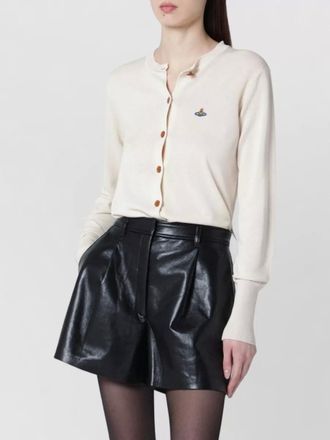 Vivienne Westwood cotton cardigan long sleeves ribbed cuffs hem