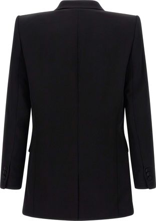 Balmain Mens Black Viscose Blazer Clothing