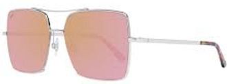 Web Eyewear Silver Metal Womens Sunglasses