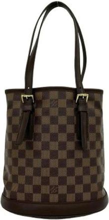 Louis Vuitton Pre-owned Bucket Bags, female, Brown, Size: ONE SIZE Pre-owned Bucket Bag