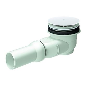 GROHE Vaciador Blanco Alpino Para Plato De Ducha Con Salida Horizontal