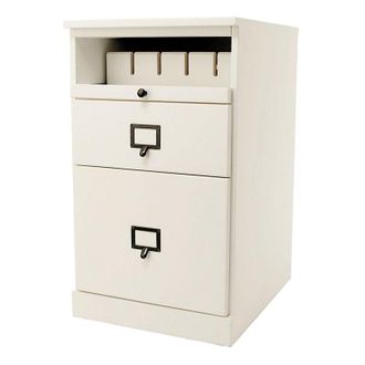 Ballard Designs 3-Drawer Cabinet with Charger - White - Ballard Designs
