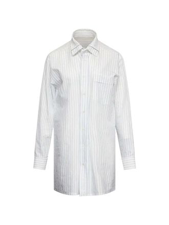 Maison Margiela oversized gestreept overhemd