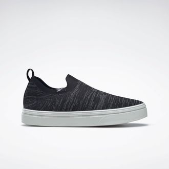 Reebok Womens Onlux Slip On In Black/Pugrey M