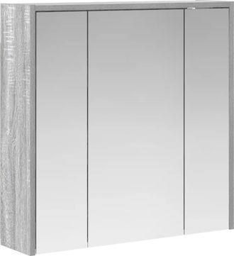 vidaXL Armario Con Espejo De Ba&ntilde;o Gris Sonoma 63,5 X 16 X 62,5 Cm Vidaxl