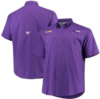 Columbia Mens Columbia Purple LSU Tigers Big & Tall Collegiate Tamiami Button-Down Shirt at Nordstrom, Size Xx-Large