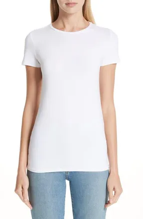 Majestic Filatures Majestic Knit Tee in Blanca at Nordstrom, Size 4