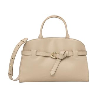Coccinelle Tassen, Dames, Beige, ONE Size, Leer, Sabine Handtas
