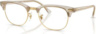 Ray-Ban 51mm Square optical glasses in Grey at Nordstrom