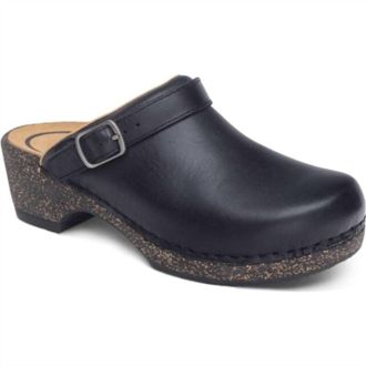 Aetrex Womens Beckie Clog In Black