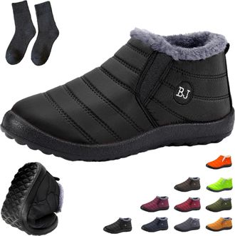 Generic Comfort Winter Boots for Women Men-Orthopedic Waterproof Snow Boots with Warm Fur Lining, Lightweight and Non-Slip for Winter ( 11,7)