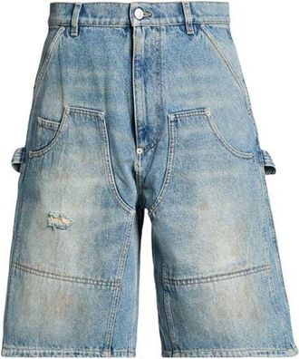 Moschino BOTTOMWEAR - Denim shorts on YOOX.COM