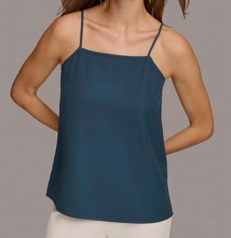 DKNY New York Top Women Tide Spaghetti Strap Square Neck Camisole FTS39