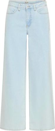 Ichi Jeans Wide Leg - - Jeans - Donna - Blu - W25 L32