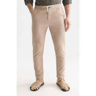 Scotch & Soda Warren Cotton & Linen Joggers in Amphora at Nordstrom, Size 33 X 32