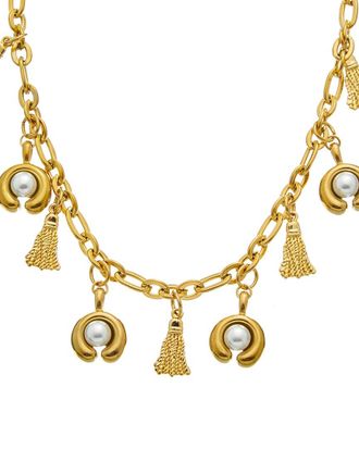 Petit Moments 18K Plated Stainless Steel Charm Necklace