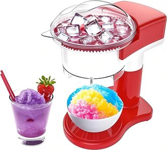 OEM Trituradora De Hielo El&eacute;ctrica, M&aacute;quina Para Granizados, M&aacute;quina Para Hielo Picado, Con Jarra Extra&iacute;ble, 50 W 500 Ml, Trituradora De Hielo Compacta, P